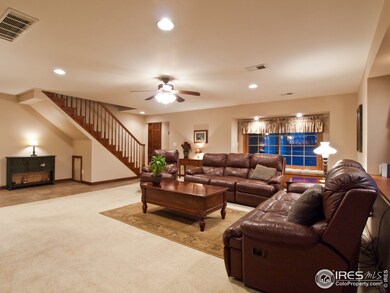 Foyer and family room
