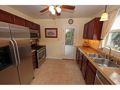 Kitchen. The renovated kitchen features beautiful 