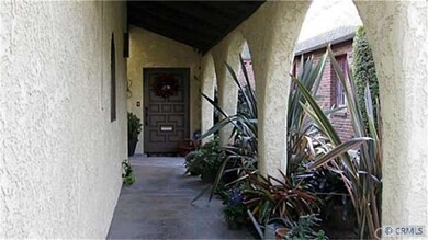 Entrance walkway to unit.