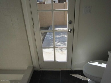 Master Bathroom Exterior Door