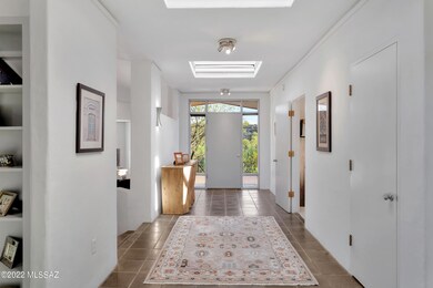 Bright entry gallery space