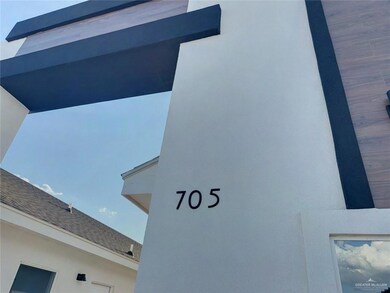 Exterior view of stucco siding