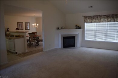 Gas Log Fireplace in Living Room