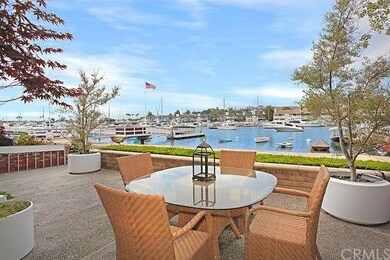 Large patio overlooking Bay and Boardwalk
