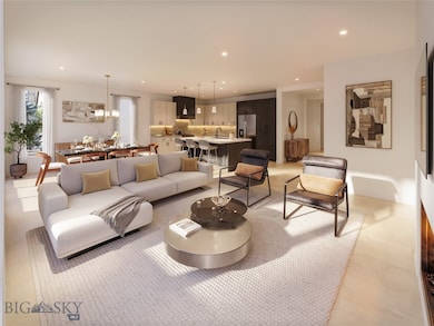 Plan 1 interior rendering