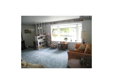 Living room with big picture window.