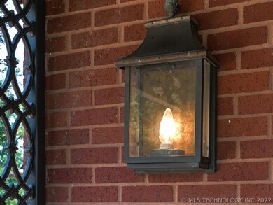 All the exterior light fixtures were custom design