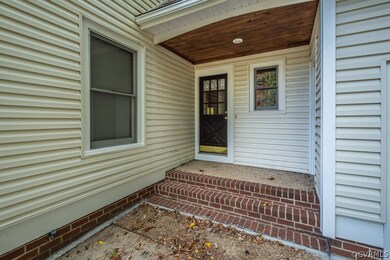 Covered mud room/laundry/drop zone entrance