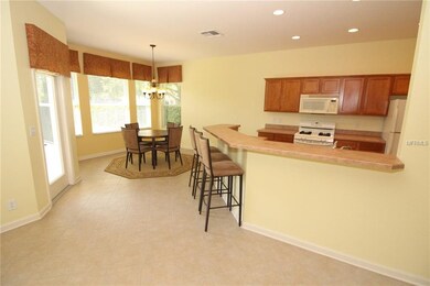 Spacious breakfast bar and dining room