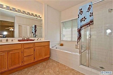Dual vanity master bath with soaking tub and showe