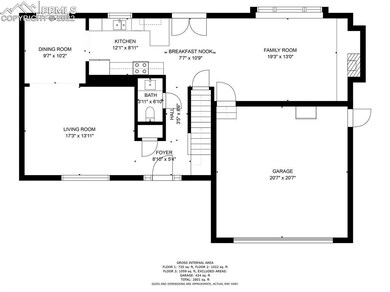 Main Level floor plan