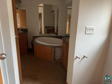 Bathroom featuring two vanities