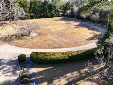 Large front lawn