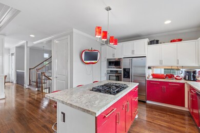 Elevator to the left of the kitchen