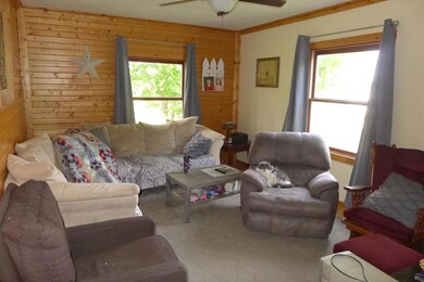 Living Room w/accented Pine Walls