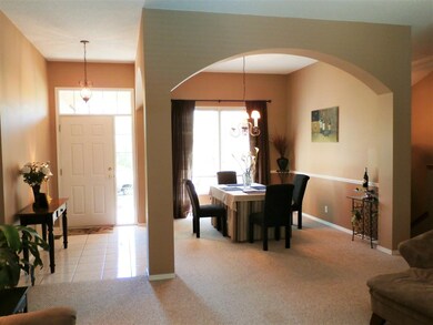 This home has an open floor plan and yet a space f