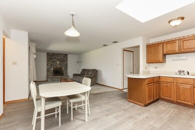 Kitchen and eating area