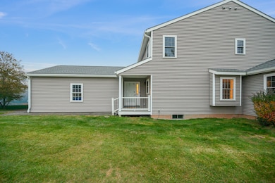 View of Front Door Porch entrance & Garage w/flex space