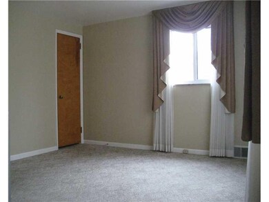 Dining Room. Dining room with picture window, side