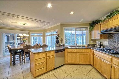 Spacious Kitchen has been upgraded with Slab Grani