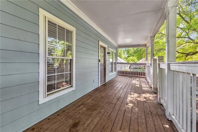 View of wooden porch