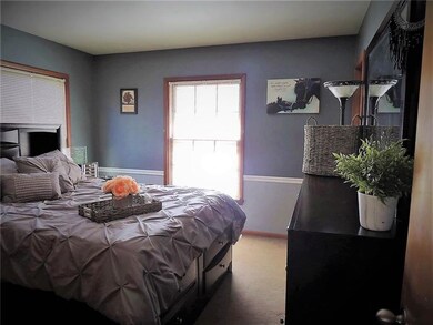 Master bedroom with half bath.