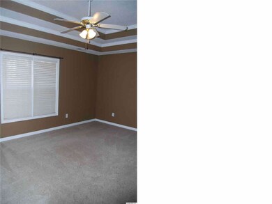 Large secluded master bedroom with double trayed ceiling, large walk-in closet and glamour bath