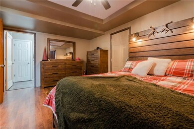 Master bedroom on the main level