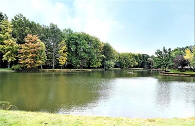 Beautiful pond maintained by association