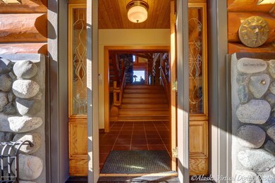 Tiled foyer