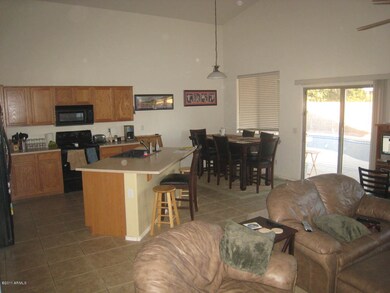 Kitchen, Dining, Family Room
