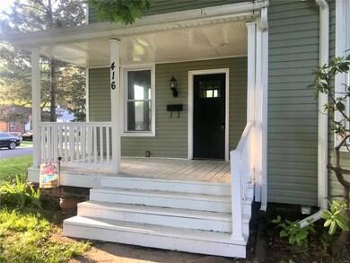 Beautiful covered front porch