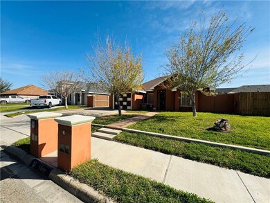 Ranch-style home with a front lawn