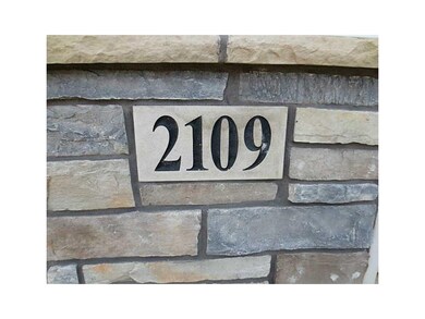 . Stone accent of the front of the home