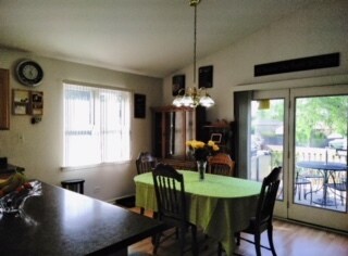 Dining Room with view of the Outdoor Deck