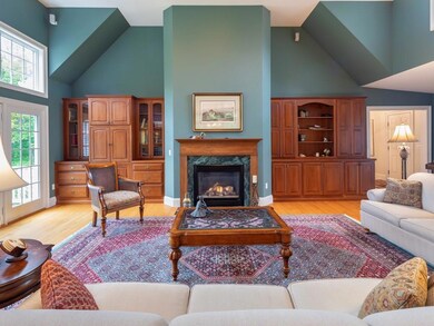 Great room with cathedral ceiling...