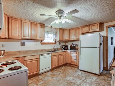 Plenty of cabinets and counter space.