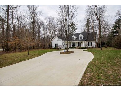 Concrete Drive with circle parking feature