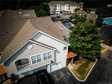 corner, end, top floor unit with balcony and garag
