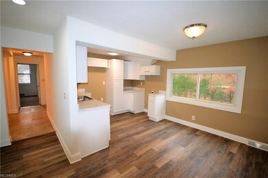 Another view of the kitchen/dining room with a vie
