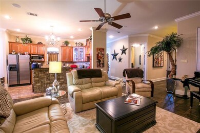 HUGE Open Family room with Gorgeous nail down hard
