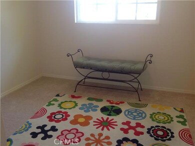 Bdrm with high ceilings, new dual pane window