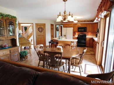 View of Kitchen From Family Rm