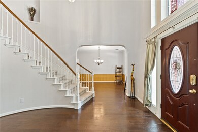 View from study room to dining room