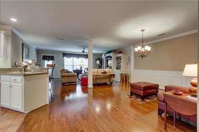 This open floor plan has plenty of room for entertaining. 