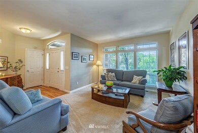 Living room just inside entry area