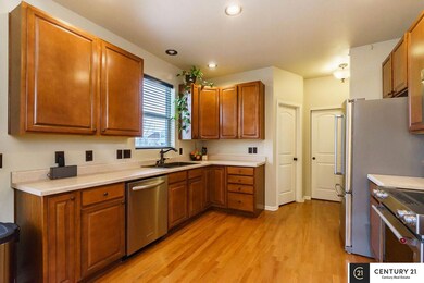 Pantry and half bath doors see at the rear