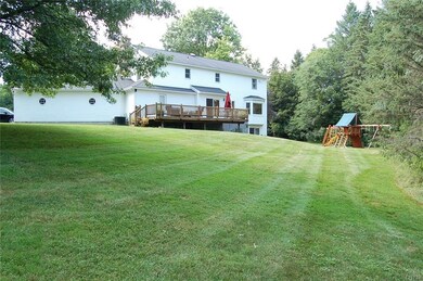 Large deck off the kitchen dining area.