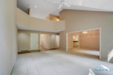 View of Loft Area from Living & Dining Room Areas