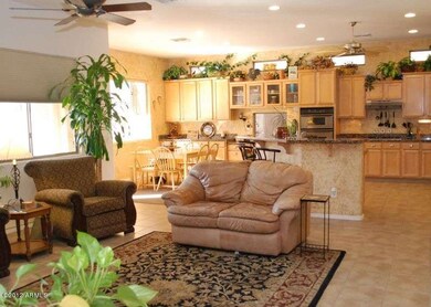 Living Room & Kitchen Area